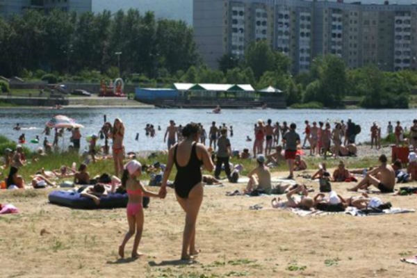 Жара в Красноярске. Фото - Блокнот-Красноярск